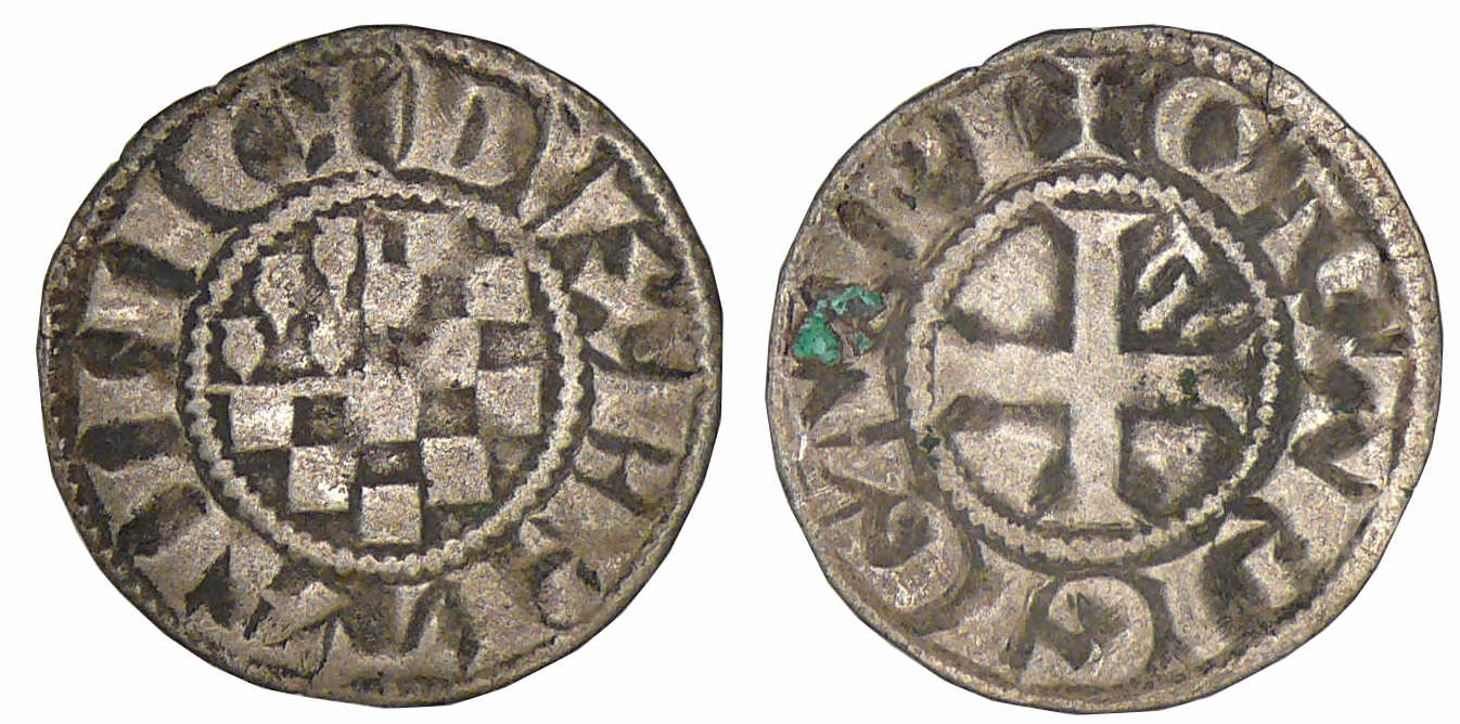 Jean II, Arthur II et Jean III - monnayage anonyme - Denier (Guingamp) Jean II, Arthur II et Jean III - monnayage anonyme - Denier (Guingamp)