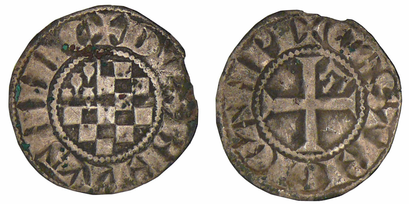 Jean II, Arthur II et Jean III - monnayage anonyme - Denier (Guingamp) Jean II, Arthur II et Jean III - monnayage anonyme - Denier (Guingamp)