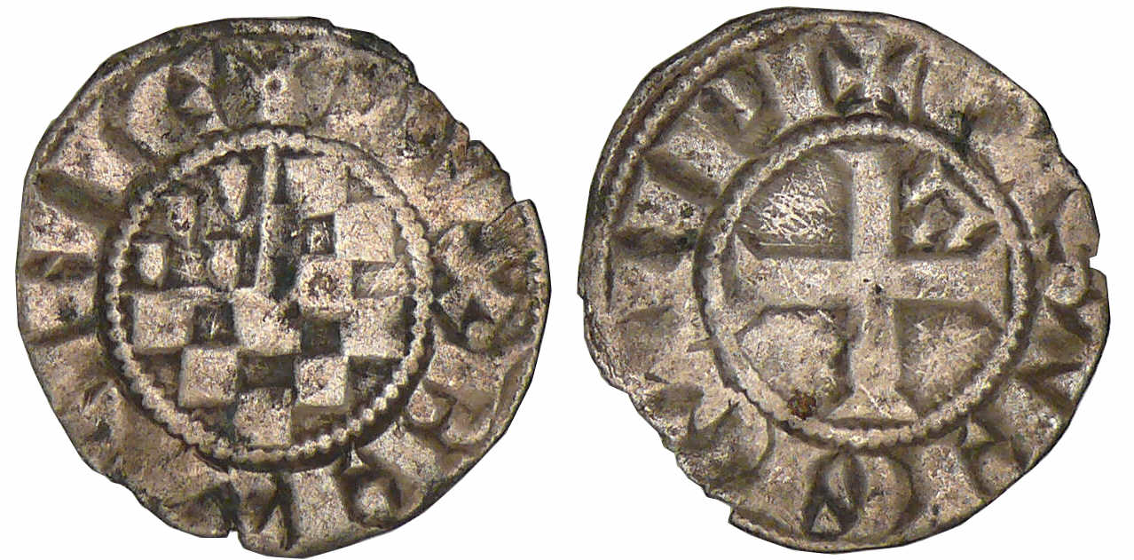 Jean II, Arthur II et Jean III - monnayage anonyme - Denier (Guingamp) Jean II, Arthur II et Jean III - monnayage anonyme - Denier (Guingamp)