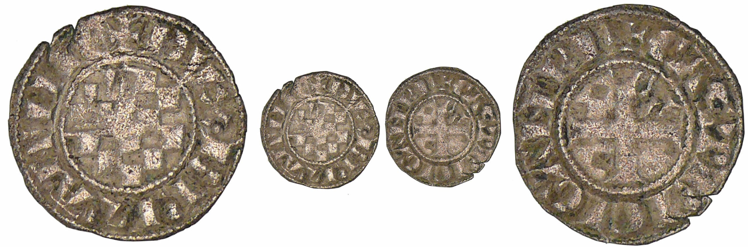 Jean II, Arthur II et Jean III - monnayage anonyme - Obole (Guingamp) Jean II, Arthur II et Jean III - monnayage anonyme - Obole (Guingamp)