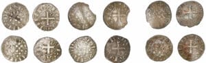 Bretagne - Jean II - Lot de 6 deniers (Nantes) Bretagne - Jean II - Lot de 6 deniers (Nantes)
