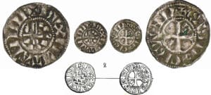 Jean II, Arthur II et Jean III - monnayage anonyme - Obole (Guingamp) Jean II, Arthur II et Jean III - monnayage anonyme - Obole (Guingamp)