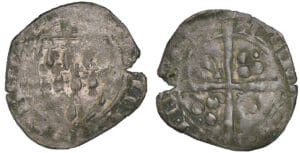 Jean IV - Gros à l'écu aux 8 mouchetures (Quimperlé) Jean IV - Gros à l'écu aux 8 mouchetures (Quimperlé)