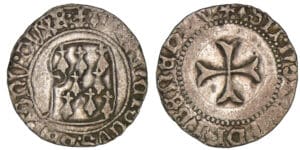 Bretagne - François Ier / François II - Blanc à la targe (Rennes) Bretagne - François Ier / François II - Blanc à la targe (Rennes)