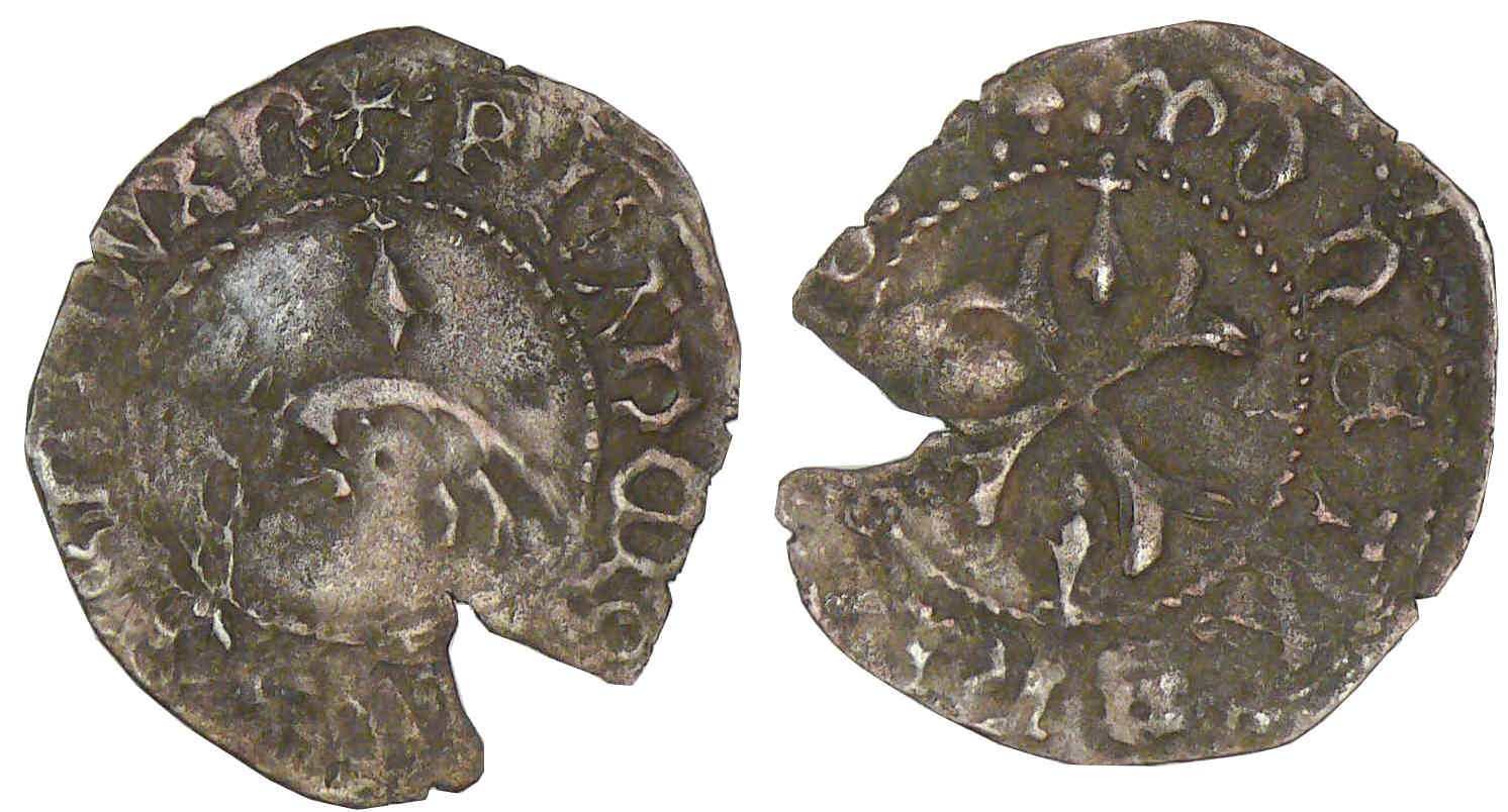 Bretagne - François Ier / François II - Double denier à l'hermine (Rennes) Bretagne - François Ier / François II - Double denier à l'hermine (Rennes)