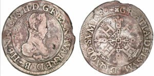 Navarre - Henri III de Navarre, II de Béarn - Franc 1580 (Pau) Navarre - Henri III de Navarre, II de Béarn - Franc 1580 (Pau)