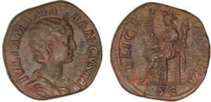 Julia Mamée - Sesterce (228, Rome) - La Fécondité