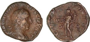 Trajan Dèce - Sesterce (251, Rome) - Le Génie Trajan Dèce - Sesterce (251, Rome) - Le Génie