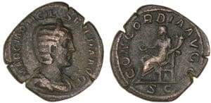 Otacilie - Sesterce (245-247, Rome) - La Concorde Otacilie - Sesterce (245-247, Rome) - La Concorde