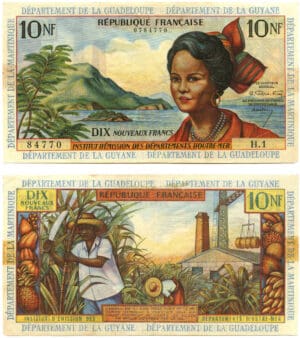 Antilles françaises - 10 NF type 1962