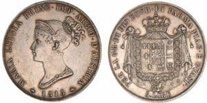 Italie - Duché de Parme - Marie-Louise - 5 lire 1815 (Milan) Italie - Duché de Parme - Marie-Louise - 5 lire 1815 (Milan)