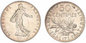 50 centimes Semeuse 1920 50 centimes Semeuse 1920