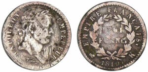 1/2 franc Napoléon revers empire 1810 K (Bordeaux) 1/2 franc Napoléon revers empire 1810 K (Bordeaux)