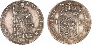 Pays-Bas - Westfrise - 1 gulden 1793 Pays-Bas - Westfrise - 1 gulden 1793