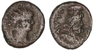 Néron - Tétradrachme (63-64, Egypte, Alexandria) - Sarapis Néron - Tétradrachme (63-64, Egypte, Alexandria) - Sarapis