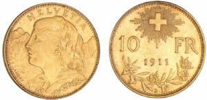 Suisse - 10 francs 1911 Suisse - 10 francs 1911