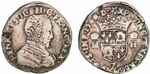 Henri II - Teston du Dauphiné - 1560 Z (Grenoble)
