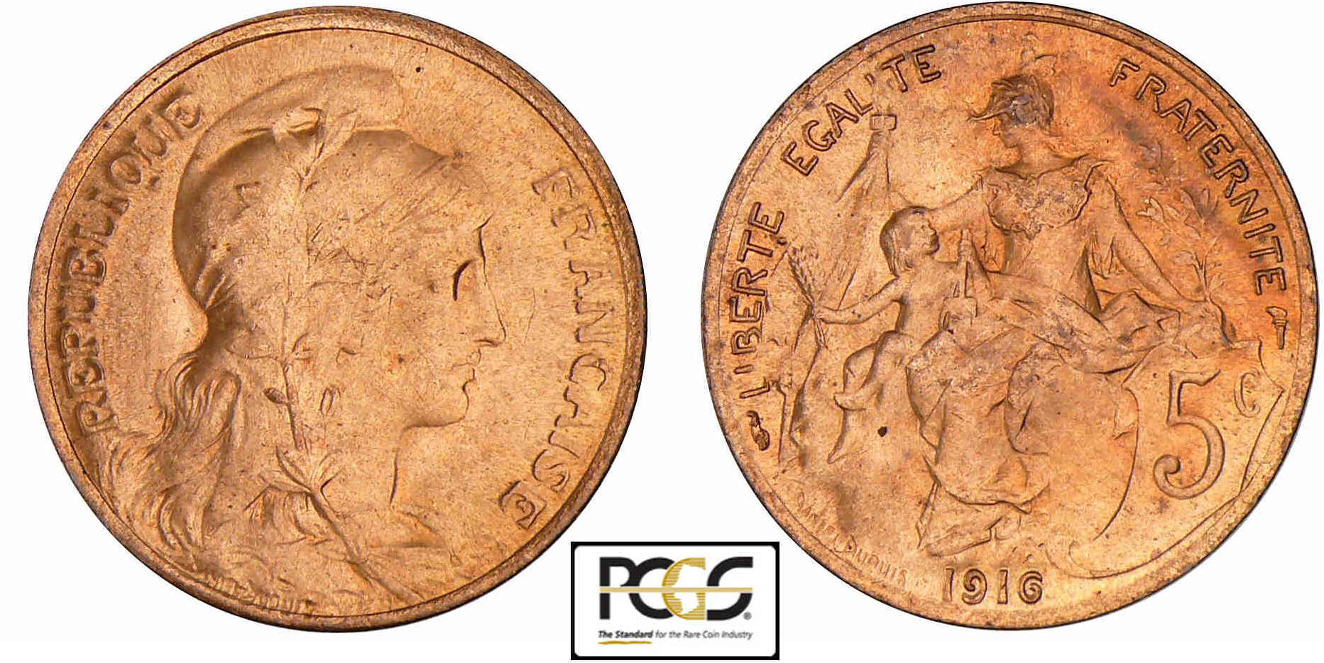 5 centimes Dupuis 1916 5 centimes Dupuis 1916
