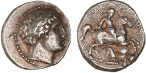 Royaume de Péonie - Patraos - Tétradrachme (340-315 av. J.-C.) Royaume de Péonie - Patraos - Tétradrachme (340-315 av. J.-C.)