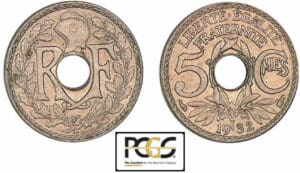 5 centimes Lindauer petit module - 1932 5 centimes Lindauer petit module - 1932