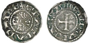 Limousin - Vicomté de Limoges - Denier au nom de Eudes Limousin - Vicomté de Limoges - Denier au nom de Eudes