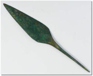 Perse - Iran - Pointe de lance en bronze Perse - Iran - Pointe de lance en bronze