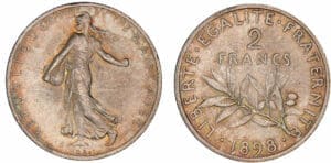 2 francs Semeuse 1898 2 francs Semeuse 1898