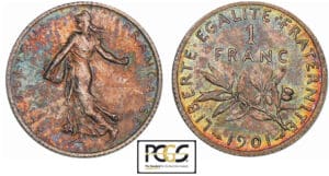 1 franc Semeuse 1901 1 franc Semeuse 1901
