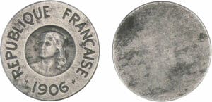10 centimes 1906 - Essai de Rude - Epreuve 10 centimes 1906 - Essai de Rude - Epreuve