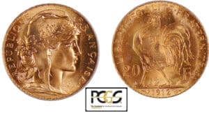 20 francs Marianne 1912 A (Paris)