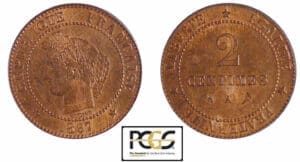 2 centimes Cérès 1897 A (Paris)