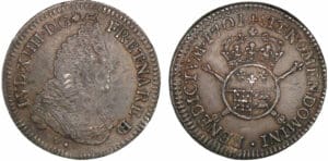 Louis XIV - Demi-écu du Béarn aux insignes - 1701 (Pau) Louis XIV - Demi-écu du Béarn aux insignes - 1701 (Pau)