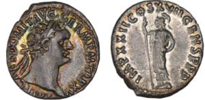 Domitien - Denier (92-93, Rome) - Pallas Domitien - Denier (92-93, Rome) - Pallas
