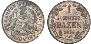 Suisse - Canton de Graubünden - Batzen 1836 Suisse - Canton de Graubünden - Batzen 1836