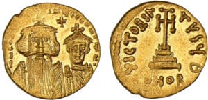 Constans II - Solidus (641-668, Constantinople)
