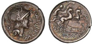 Cipia - Denier (115-114 av. J.-C.)