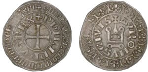 Philippe IV - Gros tournois à l'O rond