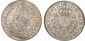 Louis XIV - Ecu aux trois couronnes - 1711 A (Paris) Louis XIV - Ecu aux trois couronnes - 1711 A (Paris)