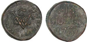 Ceylan - Occupation hollandaise - 1 stuiver 1787 Ceylan - Occupation hollandaise - 1 stuiver 1787