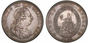 Grande-Bretagne - George III - Dollar 1804 - Surfrappe Grande-Bretagne - George III - Dollar 1804 - Surfrappe