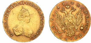 Russie - Catherine II - Rouble 1779 Russie - Catherine II - Rouble 1779