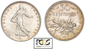 50 centimes Semeuse 1918 50 centimes Semeuse 1918