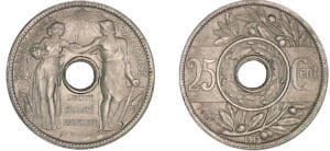25 centimes 1914 - Grand module - Essai de Varenne 25 centimes 1914 - Grand module - Essai de Varenne