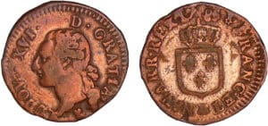 Louis XVI - Liard - 1785 BB (Strasbourg)