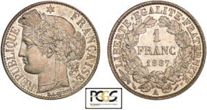 1 franc Cérès 1887 A (Paris)
