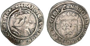François 1er - Teston - 14ème type - Lyon François 1er - Teston - 14ème type - Lyon
