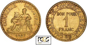 1 franc Chambre de commerce 1927 1 franc Chambre de commerce 1927