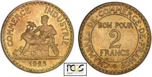 2 francs Chambre de commerce 1923 2 francs Chambre de commerce 1923