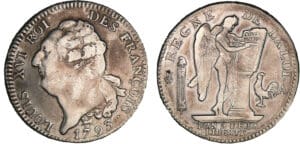 Ecu de 6 livres type FRANCOIS 1793 A (Paris) Ecu de 6 livres type FRANCOIS 1793 A (Paris)