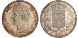 5 francs Charles X - 2ème type 1828 A (Paris)